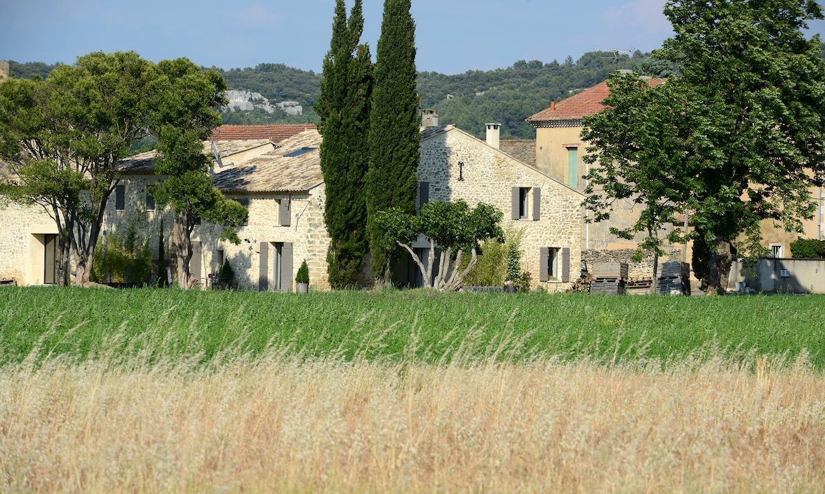 Mas rénové en location de vacances à Lagnes, Lubéron - Genius Loci
